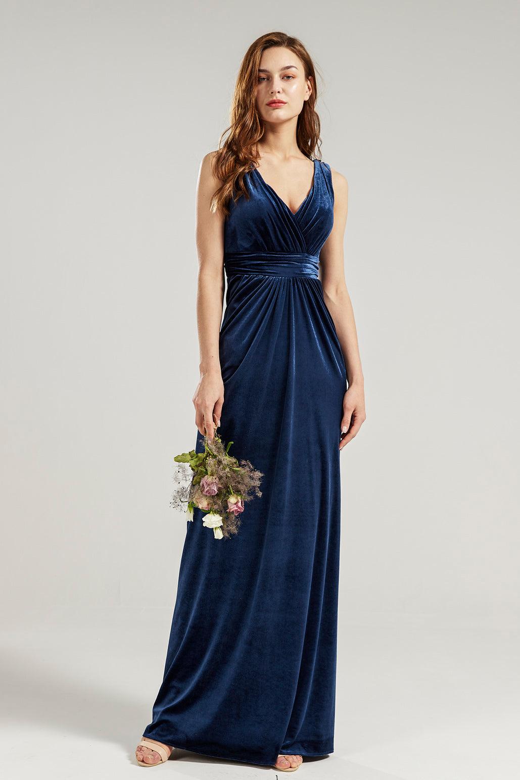 Fitted Velvet Dress HV966 – RENZRAGS