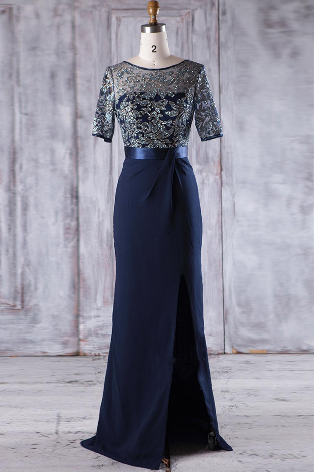 Navy MOB Dress JQ181 – RENZRAGS
