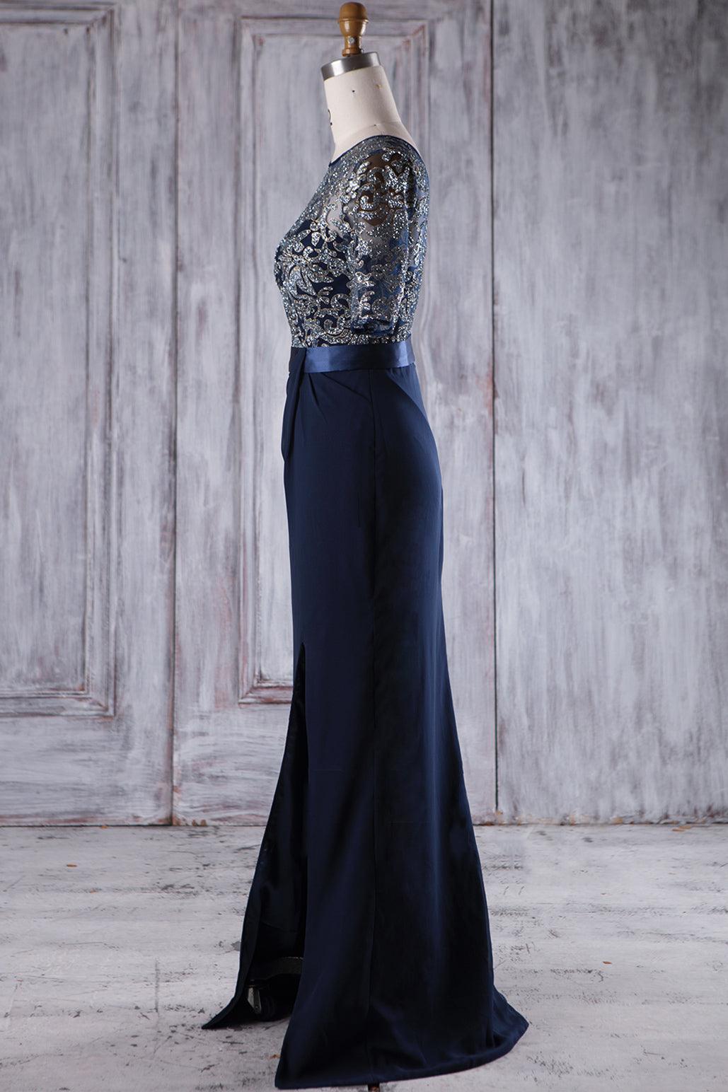 Navy MOB Dress JQ181 – RENZRAGS