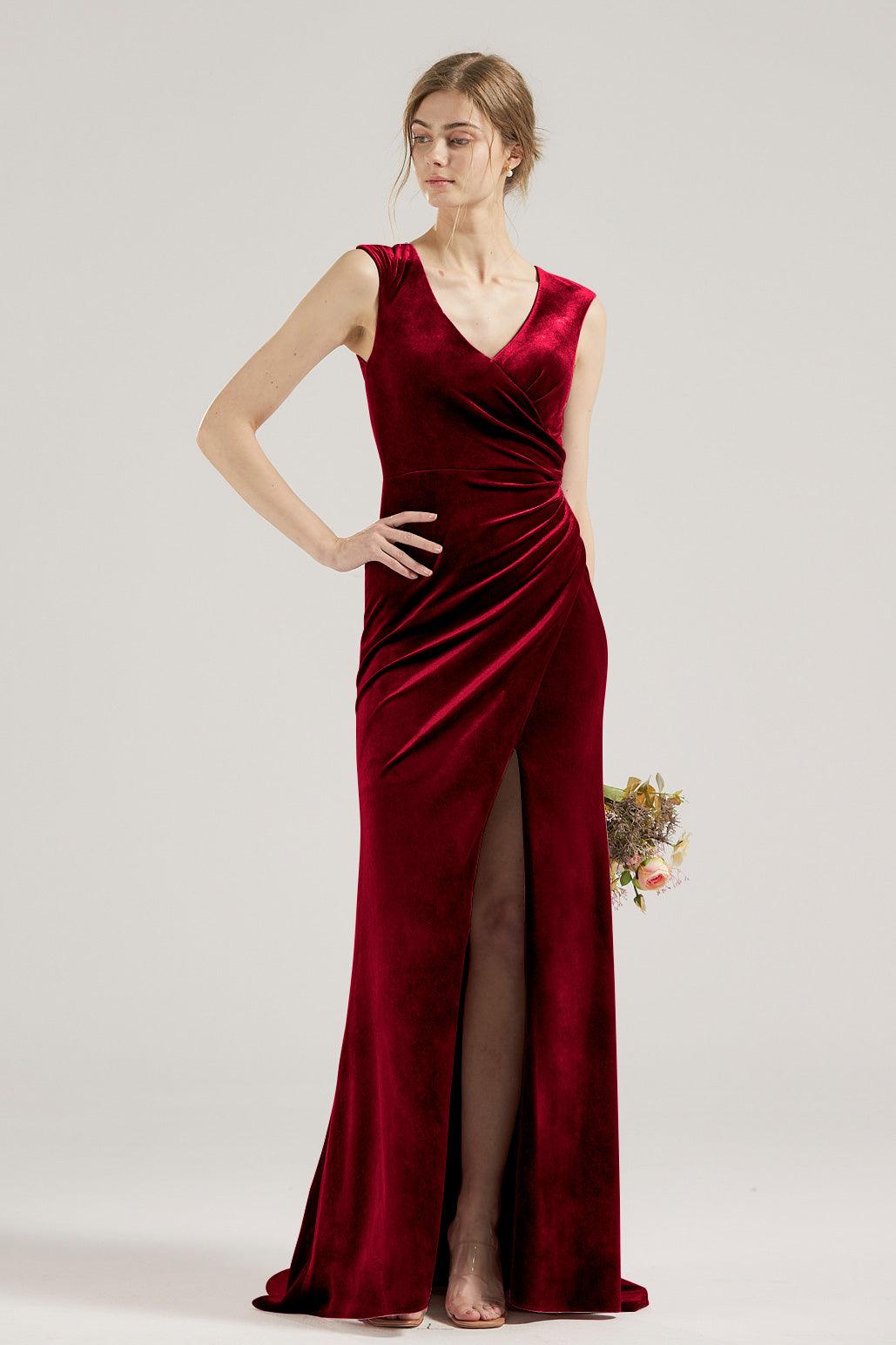 Fitted Velvet Dress HV943 Custom / Black-FV75 Fitted Velvet Dress HV943 Custom / Black-FV75